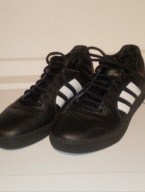 Men Adidas Tyshawn Mid Shoes Sneakers Size 12 Black